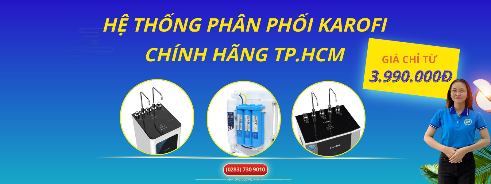 Phân phối máy lọc nước Karofi chính hãng tại Tp Hồ Chí Minh