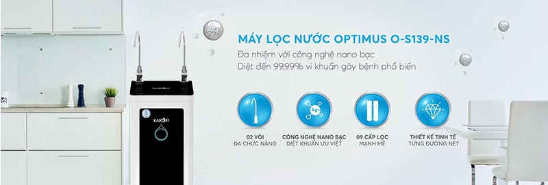 Máy lọc nước Optimus O-s139-NS