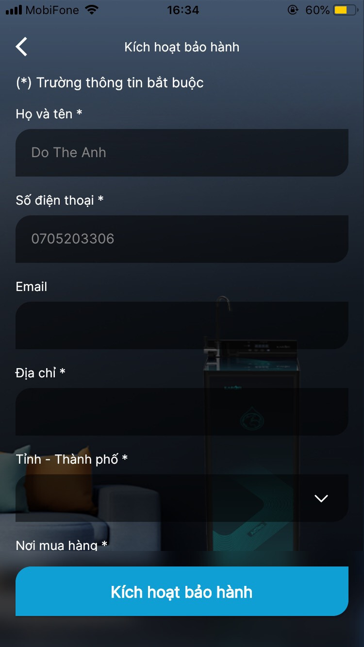 app karofi 365 7