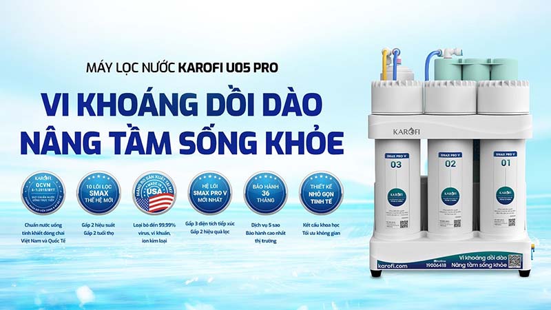 may loc nuoc de gam kaq u05pro 01