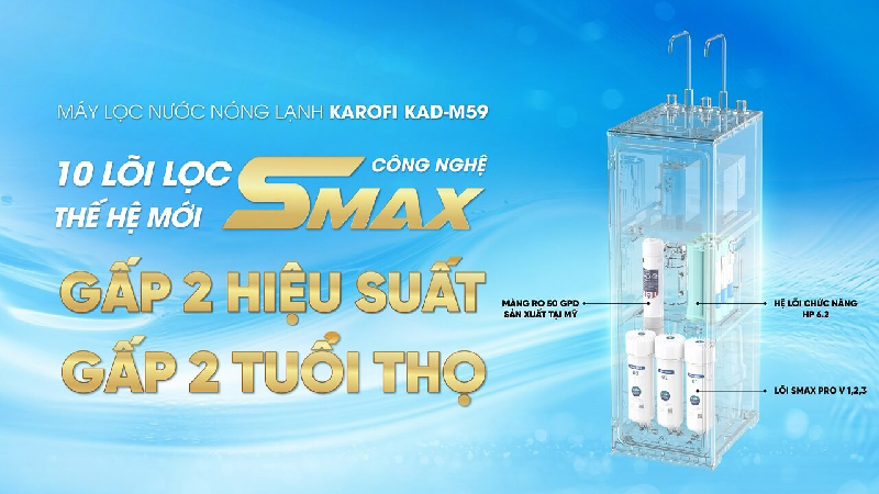 may loc nuoc karofi kad m59 4