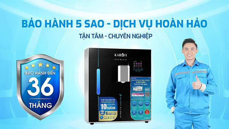 may chuyen doi hydro ion kiem karofi kae s18 8