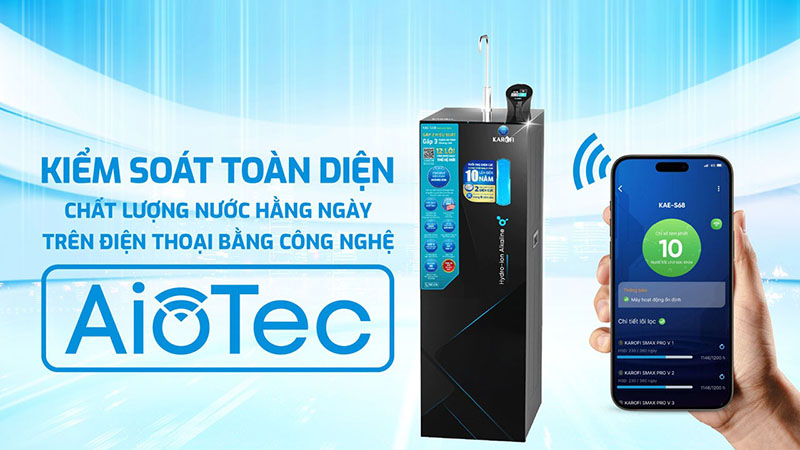 may loc nuoc hydro ion kiem karofi kae s68 3