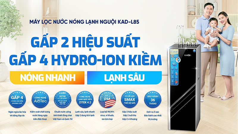 may loc nuoc nong lanh karofi kad l85 1