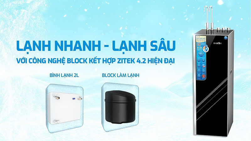 may loc nuoc nong lanh karofi kad l85 3